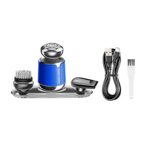 Afeitadora Eléctrica Komei KM-3223 3 en 1, Rotativa, Recargable, Impermeable, Portátil, con Cepillo de Limpieza - Product Image 2