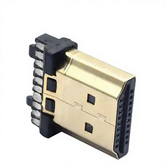 High Definition Multimedia Interface Male Plug Connector 20-Pin Type Audio & Video Connectors