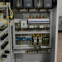 Boîte de distribution basse tension industrielle XL-21, panneau de commande électrique sur pied avec voyant d'alarme, IP54, verrou hybride, 300A