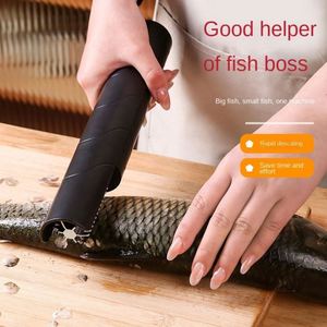 Nouvel outil promotionnel électrique pour enlever les écailles de poisson, tête de coupe en acier inoxydable, chargement USB, qualité alimentaire, écologique - Product Image 3