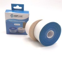 Pansement en mousse PU respirant auto-adhésif 4cm*3m, pansement doux en mousse, sous-pansement, soins de santé, classe I avec MSDS
