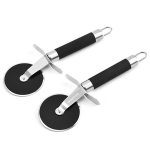 موقد بيتزا من الفولاذ المقاوم للصدأ سكين مطبخ بيتزا عجلة الخبز المنزلي عجلة واحدة عجلة - Product Image 5