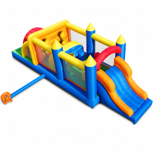 Almacenamiento Compacto Plegable que se Encoge a un Tamaño Pequeño, Espacio de Almacenamiento Reducido, Ahorro de Espacio, Pista de Obstáculos Inflable Portátil - Product Image 1