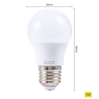 Ampoule LED Stellight 3W 5W 7W 9W 12W 15W 18W à économie d'énergie, UV, en plastique, SMD, AC 220V, E27, 3000K, blanc chaud, 1000 lumens