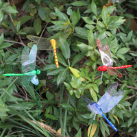 Libellule simulée, Article décoratif libellule simulée, Aimant de réfrigérateur tridimensionnel, Libellule