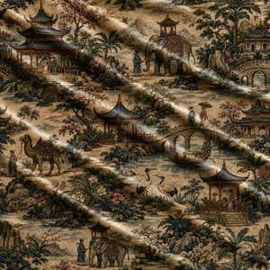 Elegant Black Velvet Kyoto Window <b>Curtain</b> Each Panel Art Nouveau Inspired Blackout Drapery Decorative Room Darkening Window - Product Image 5