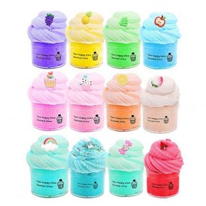 Kit de slime en silicone écologique certifié EN71, 6/9 pièces, pour bricolage, boue alimentaire, mousse parfumée, nuage de bonbons en coton, 2023 - Product Image 3