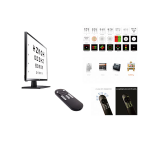 Système de <span class=keywords><strong>test</strong></span> de la vue numérique intelligent Elite avec écran LCD HD, télécommande et multilingue pour les magasins d'optique - Product Image 5