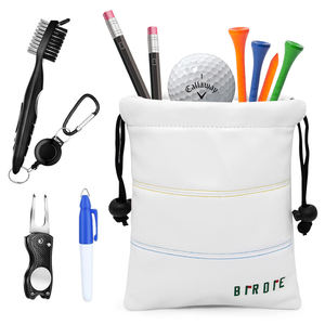 Bolsa de Cuero de Alta Calidad Personalizable para Objetos de Valor de Golf, Porta Tees y Marcadores, Accesorios Hechos a Mano - Product Image 2
