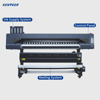KTM-1904 numérique tissu imprimante à sublimation machine pour t-shirt machine d'impression par sublimation traceur imprimante à sublimation