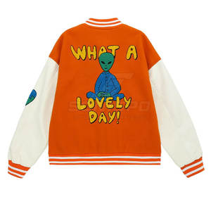 Chaqueta con letras personalizadas de alta calidad para hombre con diseño único y cuello levantado, estilo callejero de invierno, talla adulta - Product Image 3