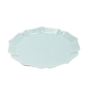 Assiette à fruits en céramique de forme irrégulière, plat à thé et à collations en porcelaine, style zen, petite vaisselle - Product Image 5
