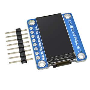 0.96 pollici 7pin Full Color 80*160 TFT <span class=keywords><strong>LCD</strong></span> IPS modulo <span class=keywords><strong>Display</strong></span> interfaccia SPI ST7735 IC Driver C51 <span class=keywords><strong>STM32</strong></span> 3.3V - Product Image 1