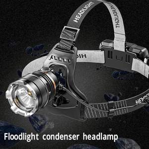 Linterna Frontal Recargable USB de Alta Potencia, 10W, 1000 Lúmenes, XHP50, 3 Modos Ajustables, Lente con Zoom, Venta al Por Mayor - Product Image 4