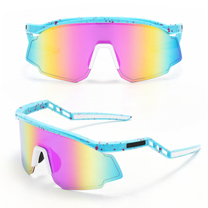 Occhiali da Sole Sportivi per Ciclismo con Lenti Intercambiabili Polarizzate per Uomo, Vendita all'Ingrosso OEM Personalizzata - Product Image 1