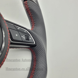 พวงมาลัยคาร์บอนไฟเบอร์คุณภาพสูง งานฝีมือประณีต พร้อมหนังเจาะรู สำหรับ Audi S3 8V S4 S5 B9 RS3 RS4 RS5 - Product Image 5