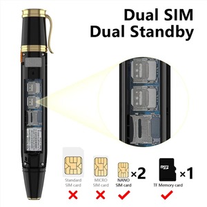 Teléfono Móvil BM111 Tipo Bolígrafo, Red 2G GSM, Doble <span class=keywords><strong>SIM</strong></span>, Función Magic Voice, Marcador, Cámara Trasera, Radio FM, Teléfono con Botones - Product Image 2