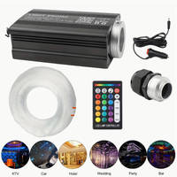 Meteor Car Rooftop Starry Sky Light Accesorios para automóviles LED Lámpara de techo interior Luces de fibra óptica