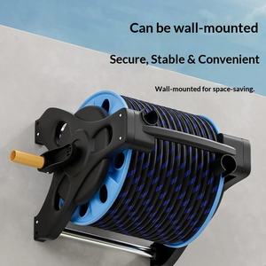 Pistolet pulvérisateur manuel <span class=keywords><strong>haute</strong></span> <span class=keywords><strong>pression</strong></span> <span class=keywords><strong>pour</strong></span> jardin et lavage de voiture, outil de jardinage, ensemble de <span class=keywords><strong>tuyau</strong></span> sur chariot sans assemblage <span class=keywords><strong>pour</strong></span> lavage de voiture - Product Image 4