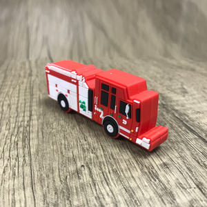 Clé USB personnalisée avec logo imprimé, interface USB 2.0, nouveau produit, clé USB en PVC en forme de camion de pompiers, 2 Go, 4 Go, 8 Go, 16 Go - Product Image 5