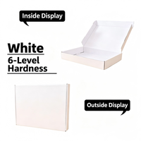 Boîtes d'expédition en carton ondulé personnalisées avec logo, petites boîtes cadeaux pastel pour abonnements e-commerce, emballage gaufré en gros