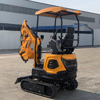 Nouvelle version améliorée - Mini-excavatrice agricole de haute qualité, conforme aux normes EPA Euro 5, excavatrice compacte