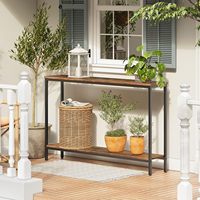 Console d'entrée moderne de luxe en MDF écologique avec base en tréteaux pour salon