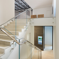 Verre solaire stratifié trempé avec PVB pour escaliers extérieurs