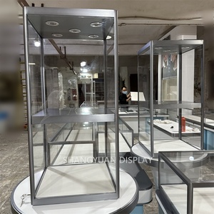 Đồ trang sức cửa hàng đồ nội thất trung tâm mua sắm hiển thị bán hàng kiosk Thiết kế kính cường lực bán lẻ kiosk đồ trang sức trưng bày - Product Image 4