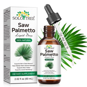 ソロツリー 60ml 天然ノコギリソウエキス配合 前立腺・尿路の健康サポート ヴィーガンノコギリソウエキス液状サプリメント 男性用 - Product Image 1
