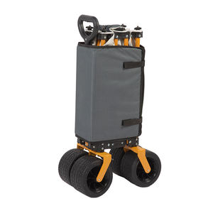 Nouvelle conception de chariot de camping pliable à 4 roues détachable, avec couleur personnalisable, OEM, chariot de pique-nique, de jardin, de plage pour l'extérieur - Product Image 3