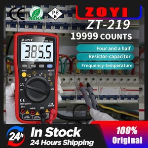 Multimètre numérique ZOYI ZT219, 19999 lectures, True RMS, testeur de transistors, condensateurs, NCV, pour applications électriques automobiles, appareil professionnel - Product Image 6