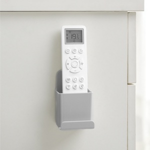New Home Office Wall Mount Remote <b>Control</b> <b>Holder</b> Adhesive Hole-Free Phone Charging Pen Storage Container for School Tools Use - Product Image 6