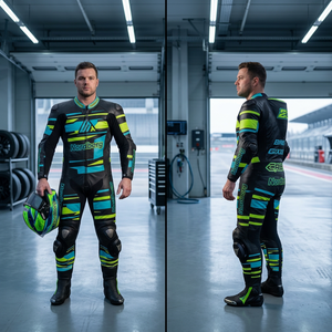 Motorcycle Racing <b>Leather</b> <b>Suit</b> CE UKCA Certified AAA Rated Cowhide + Kangaroo <b>Leather</b> Winter Printed 1 Piece 2 Piece - Product Image 3