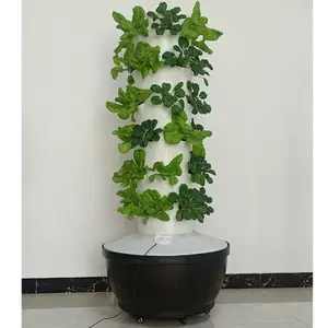홈 성장 타워 수경 시스템 수직 수경 재배 타워 식물