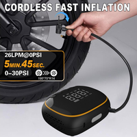 Mini compresseur d'air électrique portable, compresseur d'air portatif, pompe à air, gonfleur de pneus de voiture, pompe pour pneus de voiture