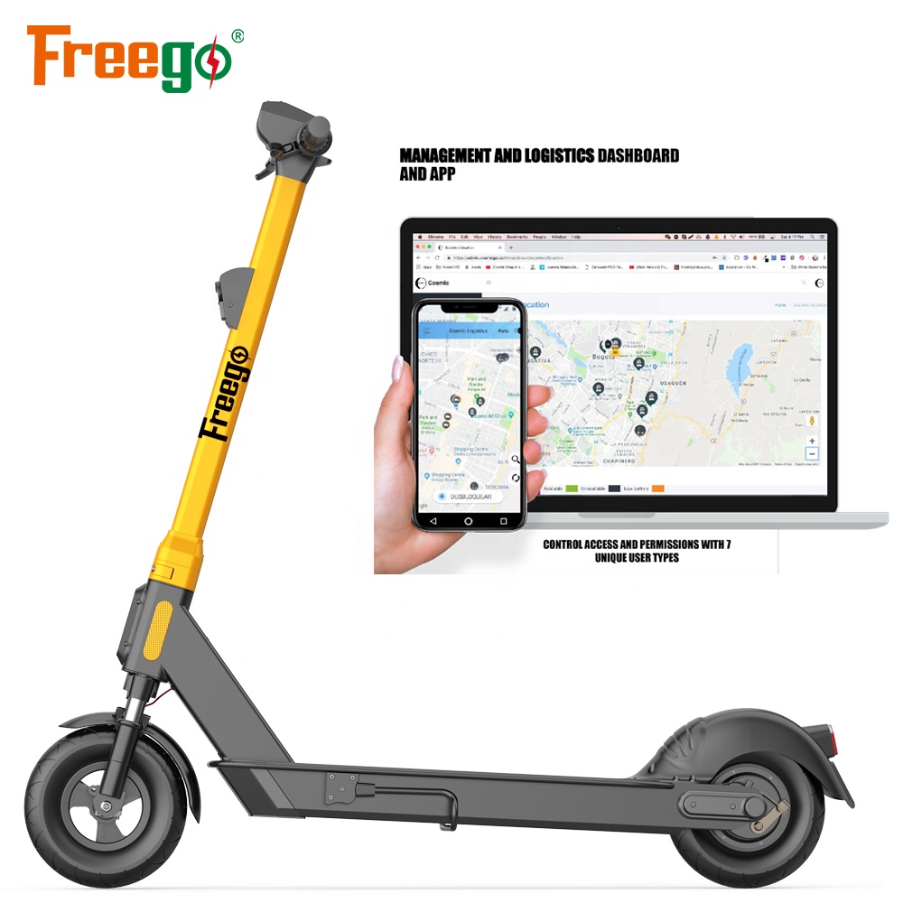 Универсальный RideShare платформа радостная фабрика Аренда подпольный скутер большой диапазон кабели внутри GPS общественный Электрический скутер