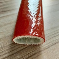 SCG Hochtemperaturbeständiger Feuerhemmender Glasfaser-Silikonummantelung für Hochspannungsanwendungen Biegen Schneiden