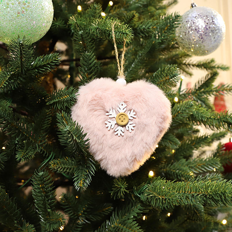 พวงกุญแจรูปหัวใจสีชมพู (แพ็ค 3 ชิ้น)