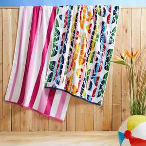 Serviettes de bain d'été 100% coton de haute qualité, impression directe d'usine, serviette de plage jacquard personnalisée avec logo - Product Image 2