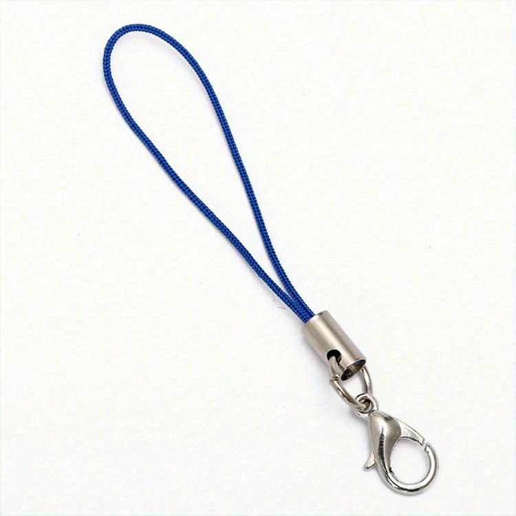 100 Ciondoli Per Cellulare Con Moschettone – Cordini In Nylon Corti Fai-da-te, Colore Nero – Per Portachiavi, Accessori, Catene - 2