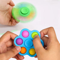 Spinner de Burbujas para Dedos, Juguete Giratorio para Aliviar el Estrés, Juguete Sensorial Giratorio de Colores para Todas las Edades