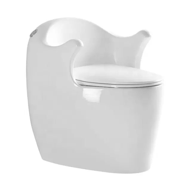 BTO Luxus-Sanitärkeramik Wasserschrank Keramik Toilette-Fasche-Zeichen Bad Porzellan weißes Wc Einteilige Toiletten