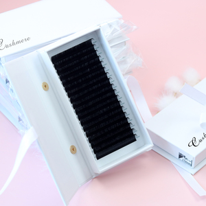 Free Sample <strong>Volume</strong> Eyelash Extension <strong>Volume</strong> 8-25mm Matte Black Soft <strong>Lashes</strong> Extension C D Curl Cashmere Eyelash Extensions - Product Image 2