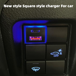 12V <span class=keywords><strong>c</strong></span>ổng <span class=keywords><strong>USB</strong></span> ánh sáng màu xanh Sạ<span class=keywords><strong>c</strong></span> xe hơi QC3.0 <span class=keywords><strong>USB</strong></span> <span class=keywords><strong>C</strong></span> PD ổ <span class=keywords><strong>c</strong></span>ắm kép xe <span class=keywords><strong>USB</strong></span> sạ<span class=keywords><strong>c</strong></span> cho Toyota Prado Corolla RAV4 Camry Hiace - Product Image 3