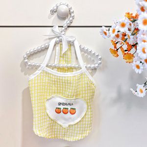 เสื้อซัมเมอร์คูลสำหรับสัตว์เลี้ยง - ผ้าวาฟเฟิลระบายอากาศพร้อมลายปักผลไม้สำหรับ<span class=keywords><strong>ลูก</strong></span>สุนัขและ<span class=keywords><strong>ลูก</strong></span>แมว - Product Image 6