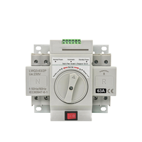 Commutateur de transfert automatique industriel en plastique, double alimentation, mode automatique/manuel, pour générateur domestique et alimentation de secours