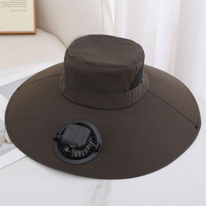 Sombrero de Ala Ancha con Ventilador Solar para Adultos, Sombrero para el Sol con Ventilador Solar para Hombre, Gorras con Ventilador de Secado Rápido con Energía Solar para Exteriores - Product Image 5