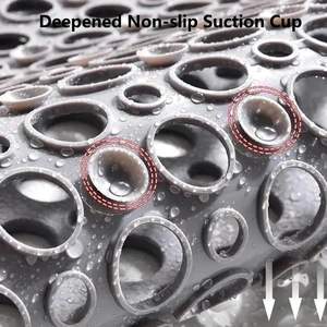 Tapis antidérapant pour douche en caoutchouc TPE écologique, modèle 2026, très vendu - Product Image 2