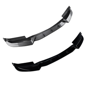 สปอยเลอร์กันชนหน้า Amp-Z สำหรับ Bmw X6 F16 M Sport ปี 2015-2019 สีดำเงา ลายคาร์บอนไฟเบอร์ - Product Image 3